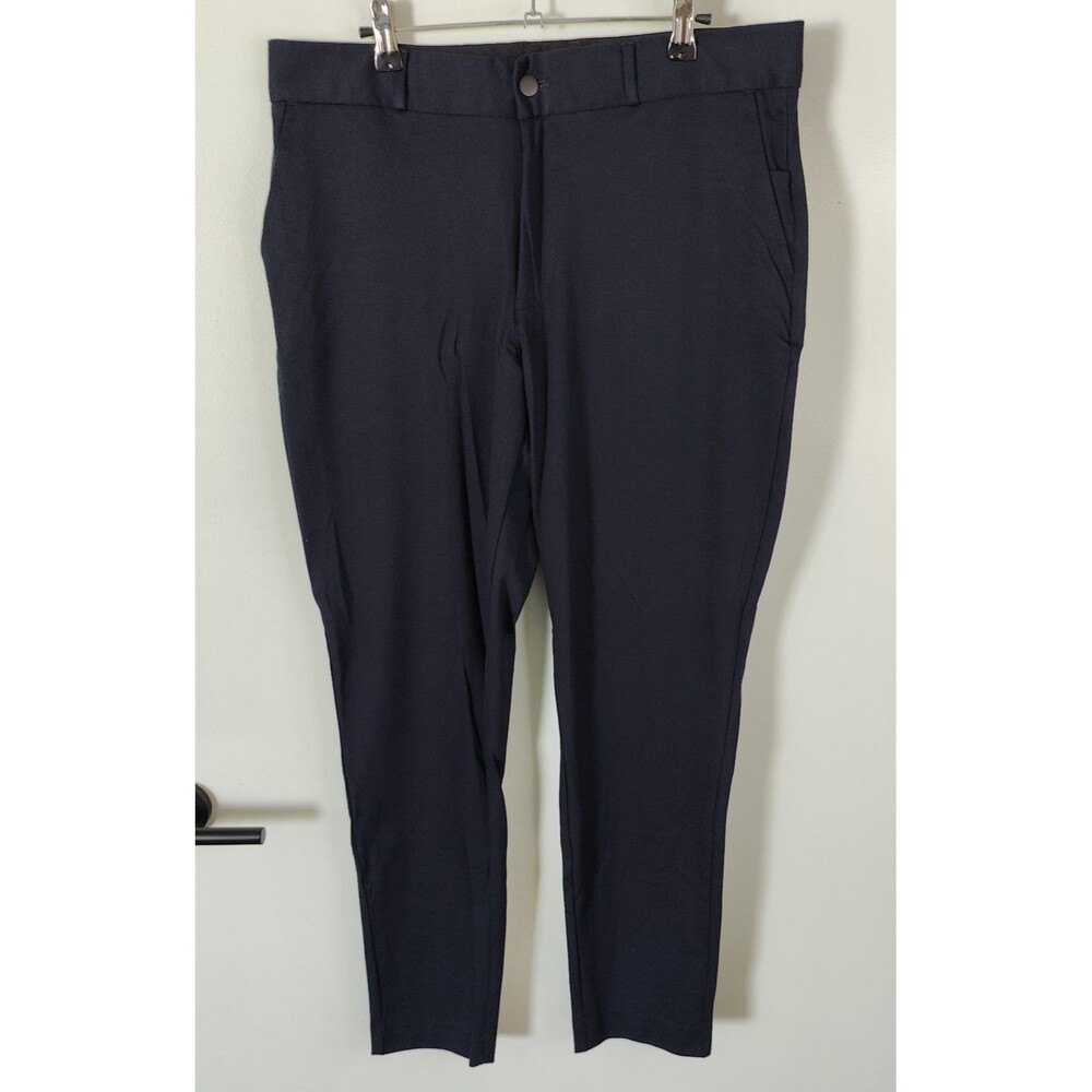 State & Liberty Tech Chino Pants Mens 34x30 Navy Athletic Fit Performance Golf